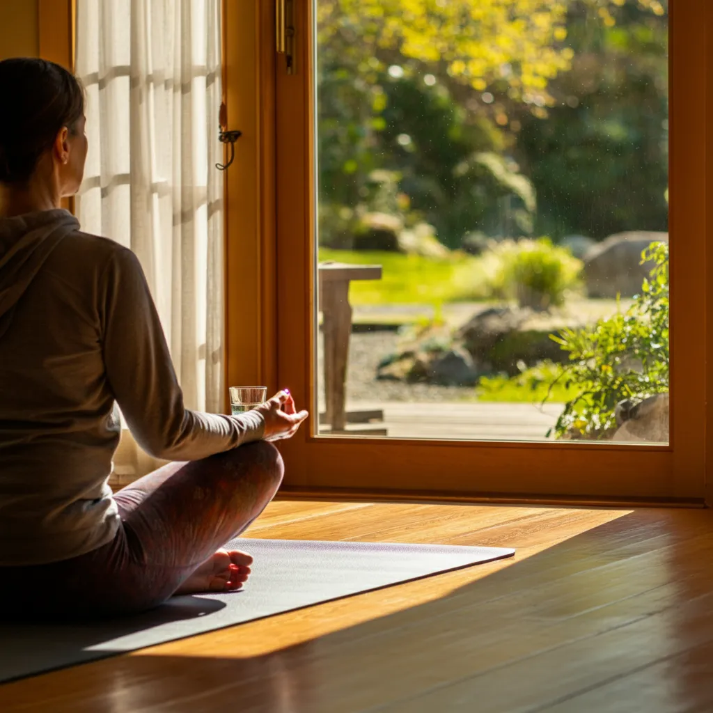 Person tending a garden, symbolizing the ongoing care and nurturing needed during the maintenance stage of addiction recovery.