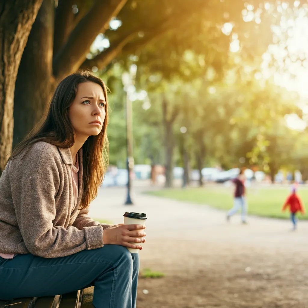 Someone sitting alone and contemplating, representing the precontemplation stage of addiction recovery.