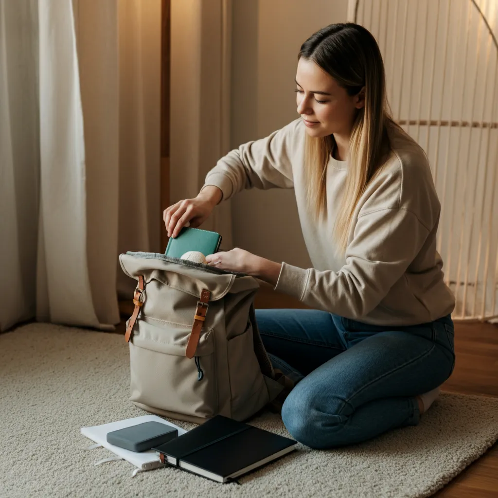 Person planning their addiction recovery journey, symbolizing the preparation and planning stage of overcoming addiction.