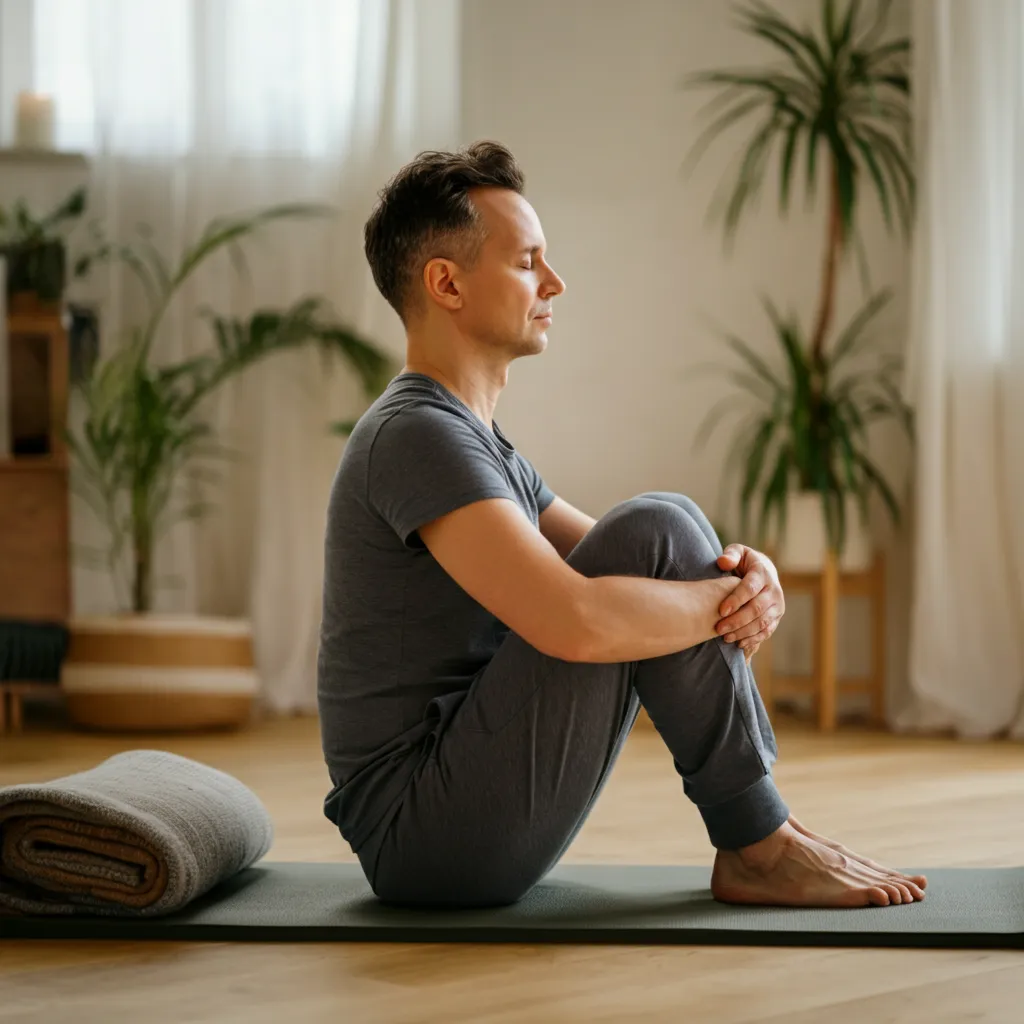 A calming image representing various anger management techniques, including CBT, relaxation exercises, communication skills training, stress management, and lifestyle changes.