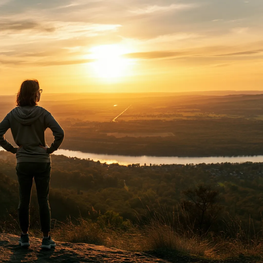 A symbolic image representing the journey of anxiety recovery and finding inner peace.