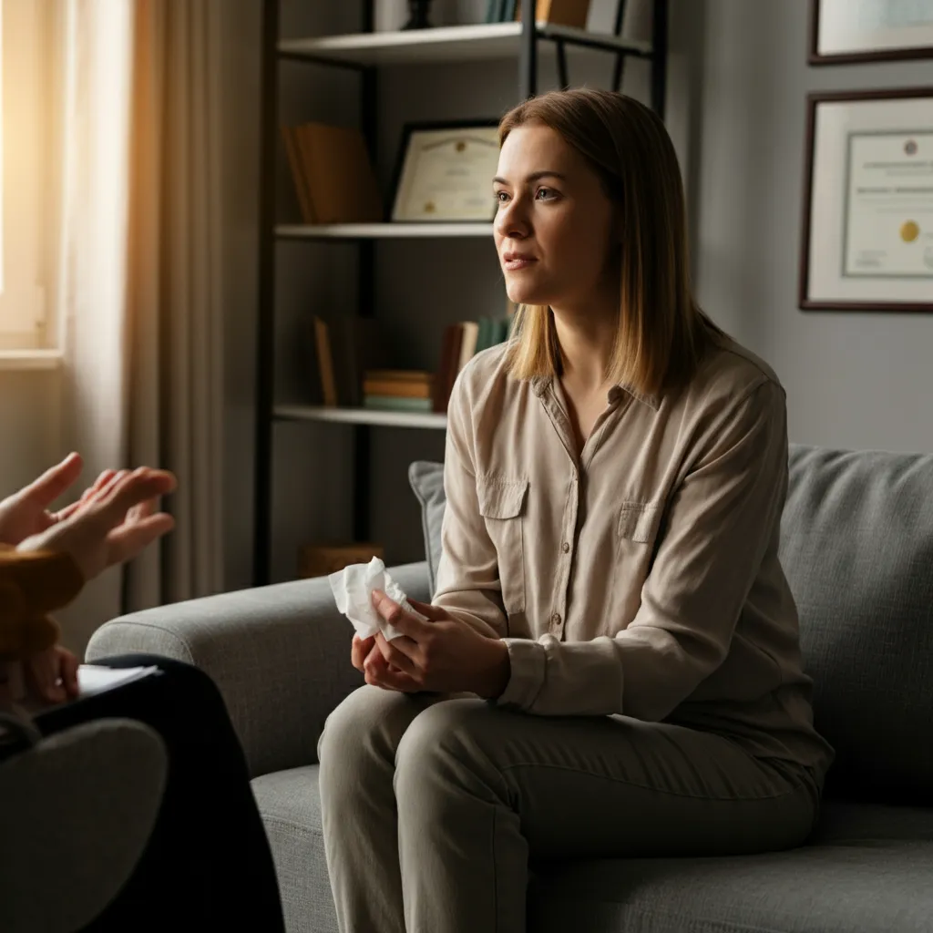 Person seeking therapy and support for borderline personality disorder (BPD) and compulsive lying, highlighting treatments like DBT and MBT, trauma healing, and family support.