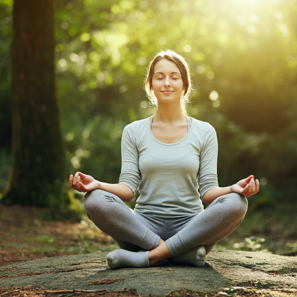 Person demonstrating emotional resilience by navigating life's challenges with calmness and self-awareness.