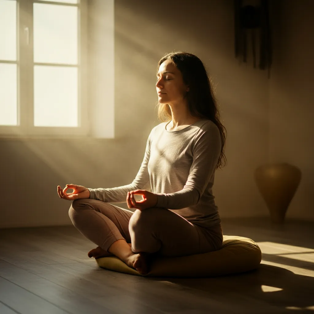 A visual representation of building emotional resilience, showing a person developing coping mechanisms and inner strength to overcome challenges and maintain emotional well-being.