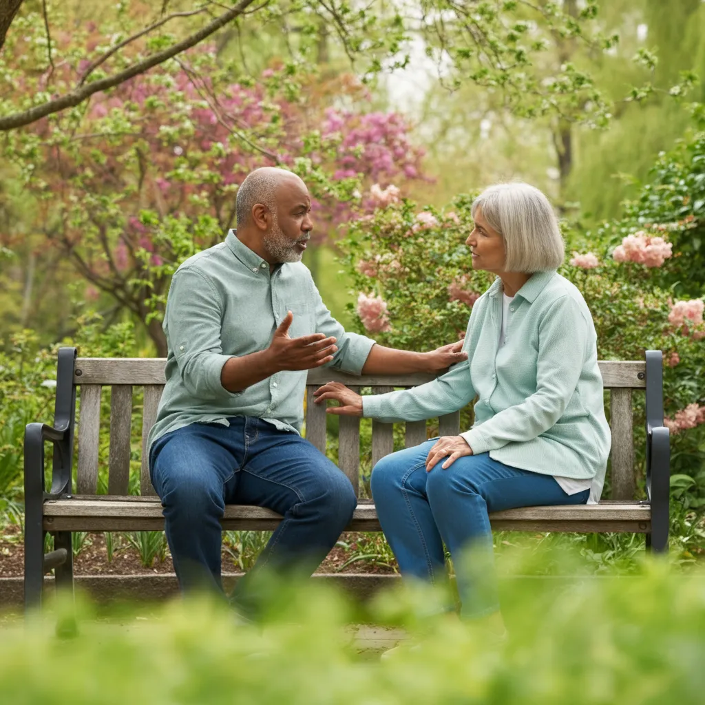 People connecting and supporting each other in healthy relationships