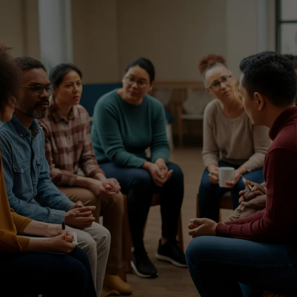 People connecting and supporting each other, representing the importance of strong relationships for mental wellbeing.