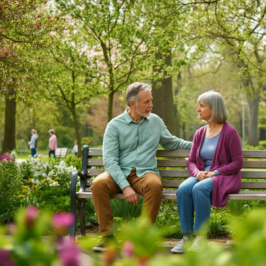 People connecting and supporting each other, representing strong and healthy relationships built on emotional maturity.