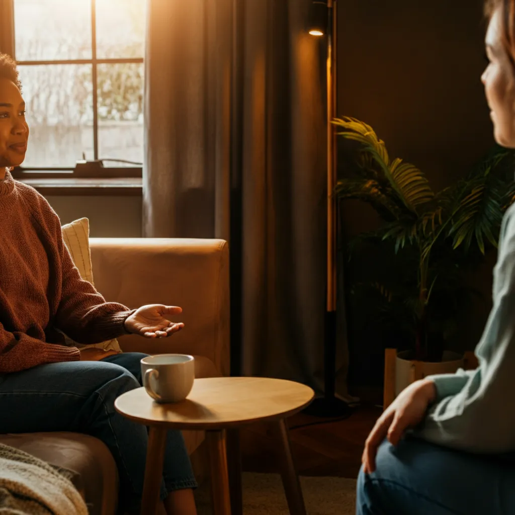 Connecting with supportive friends, family, or a therapist can be crucial for healing and rebuilding after leaving an emotionally abusive marriage.