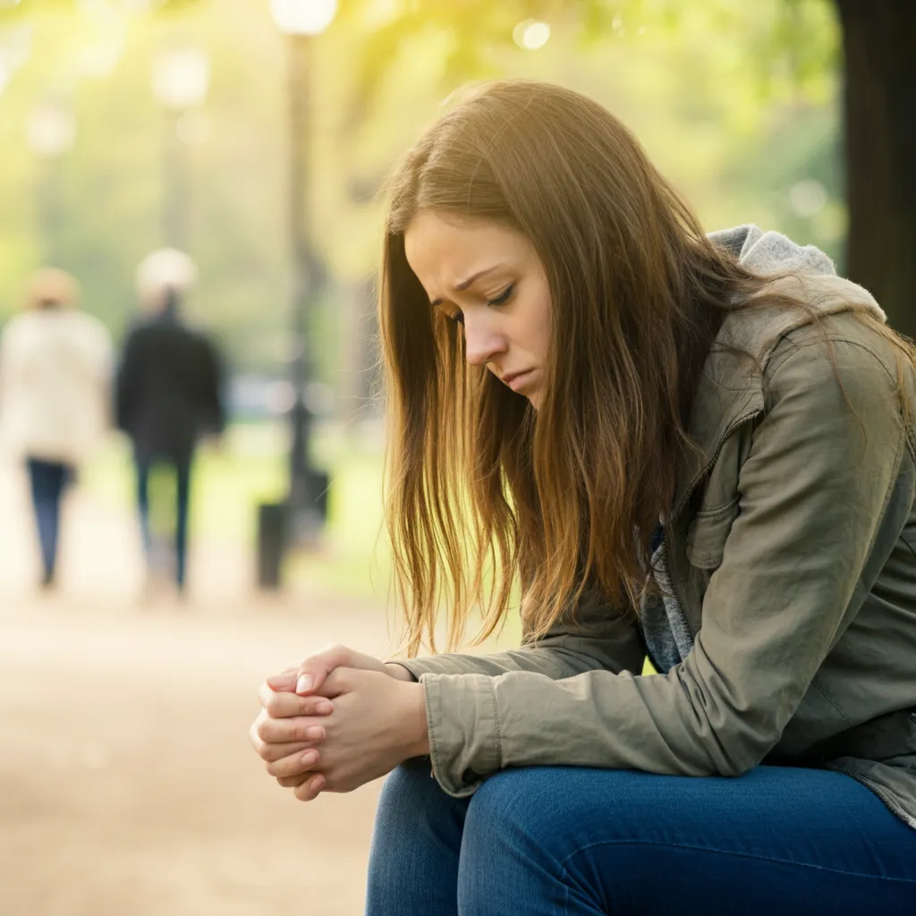 Illustration depicting the signs of childhood emotional neglect, including feelings of being unseen, unheard, and having unmet needs. This can manifest in adulthood as difficulty setting boundaries, people-pleasing, and struggling with intimacy.