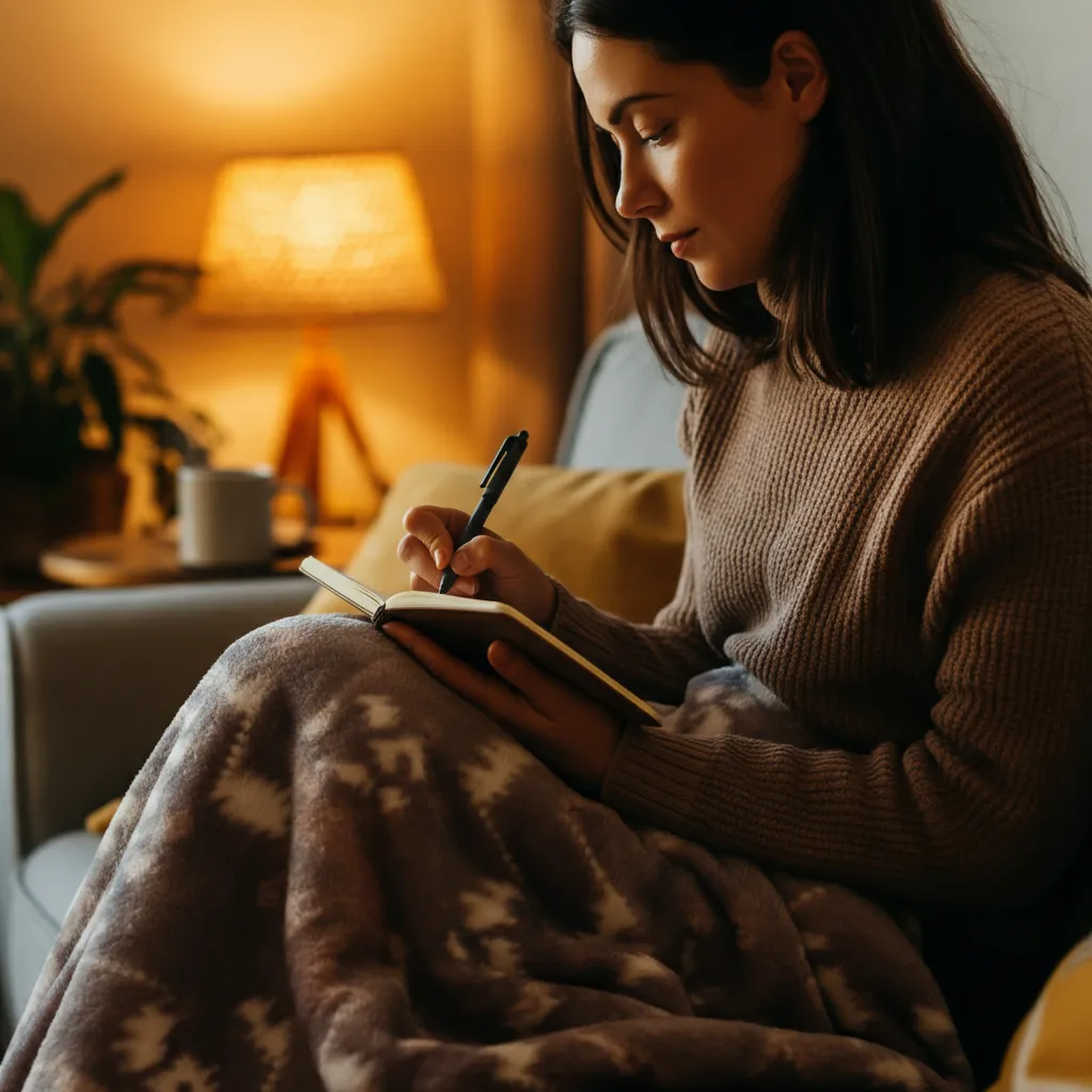 A person reflecting on their feelings about having a baby, considering underlying emotional needs and coping strategies.