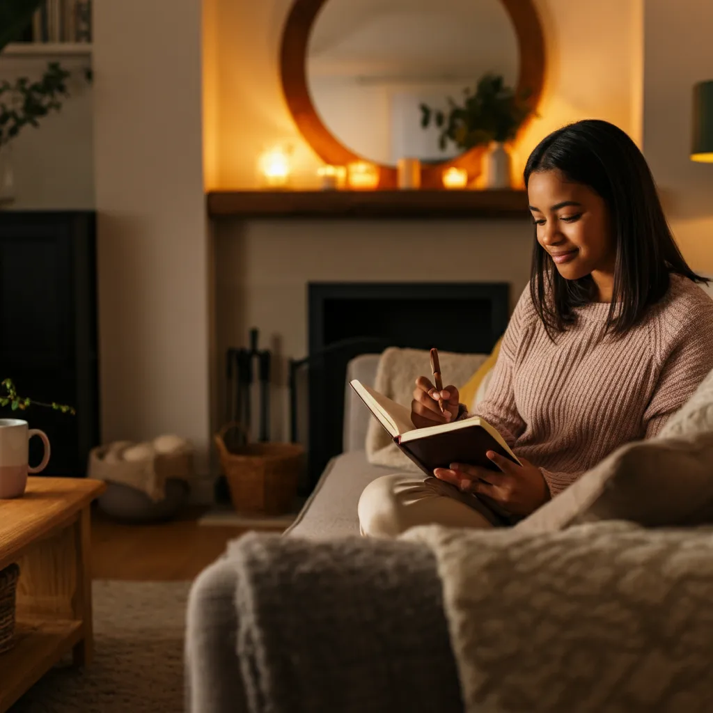 Person finding support and practicing coping skills for managing mood or personality disorder symptoms.