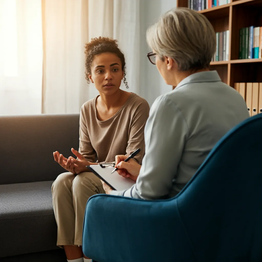 Person finding support and using coping strategies for paranoid personality disorder (PPD), highlighting self-care, communication, and professional help.