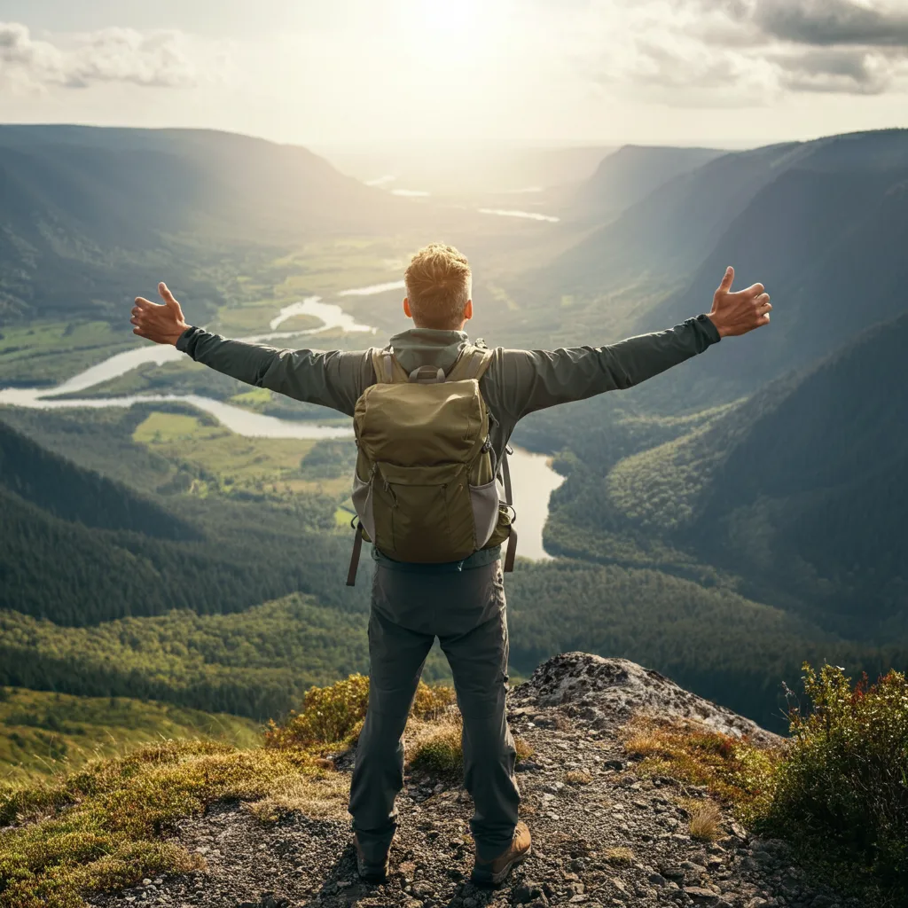 A visual representation of a positive and empowered man, embodying self-awareness, resilience, and purpose.