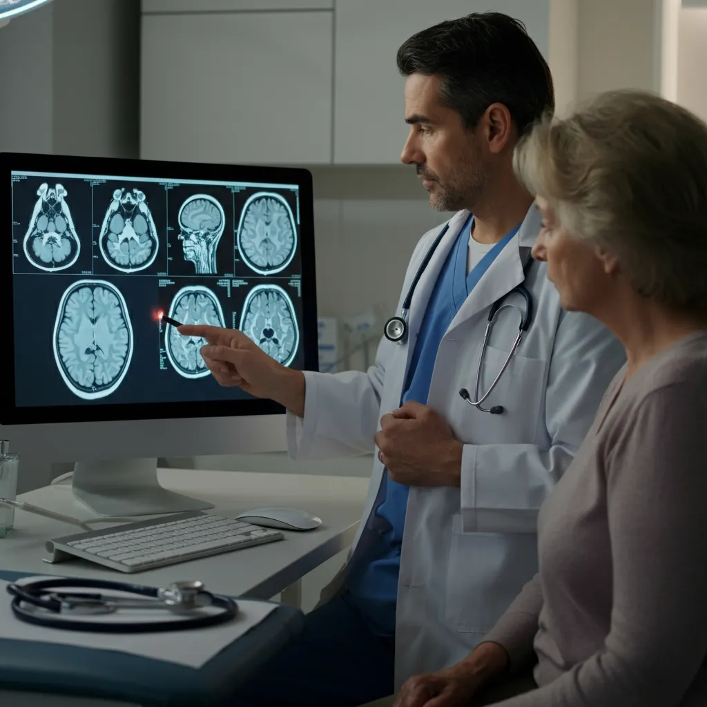 Diagram illustrating the multi-pronged approach to diagnosing Wernicke-Korsakoff syndrome (WKS), including physical and neurological exams, mental status evaluations, blood tests, and brain imaging.