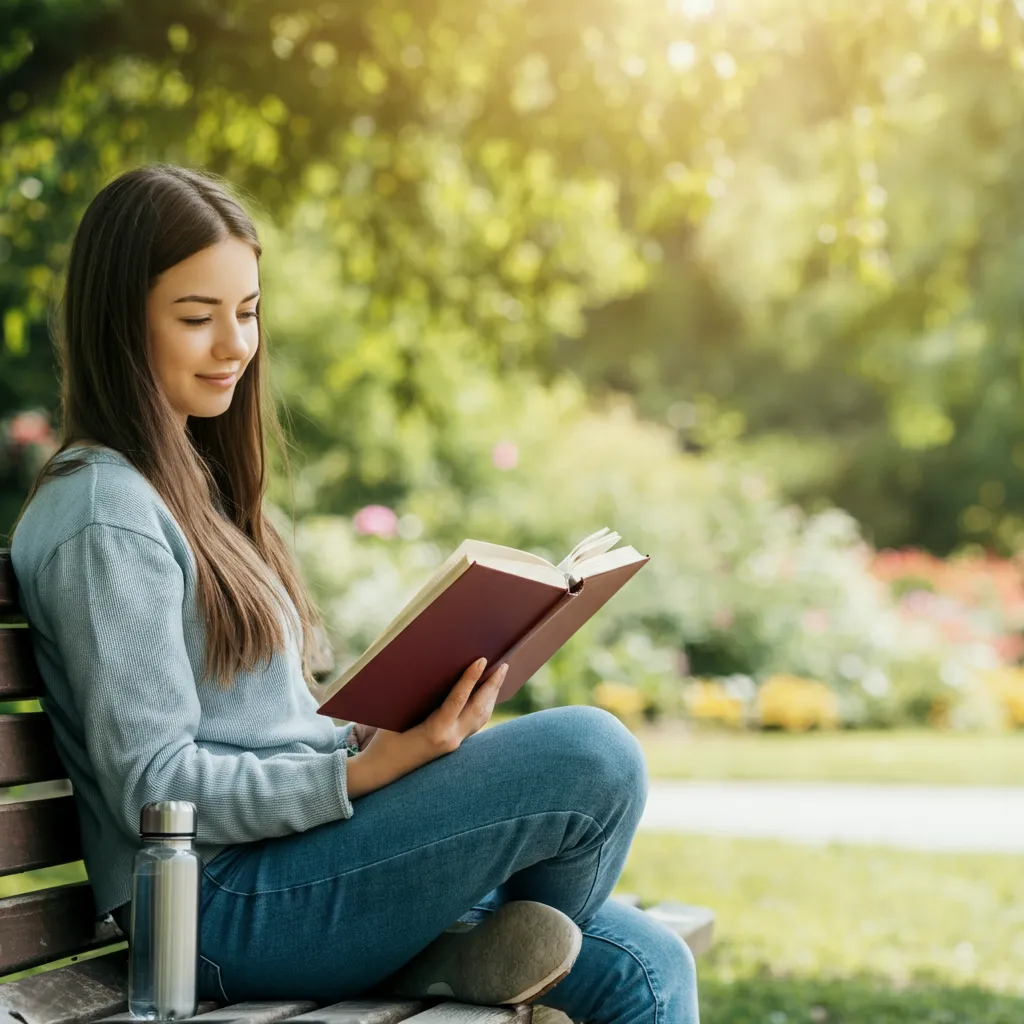 Person relaxing outdoors, enjoying a digital detox to improve mental wellbeing.