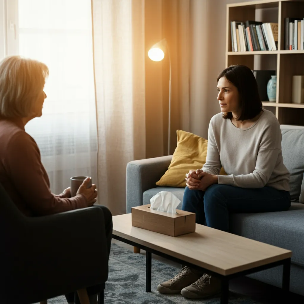 Finding support during and after divorce through therapy, support groups, and trusted friends and family can make a positive difference in healing and moving forward.