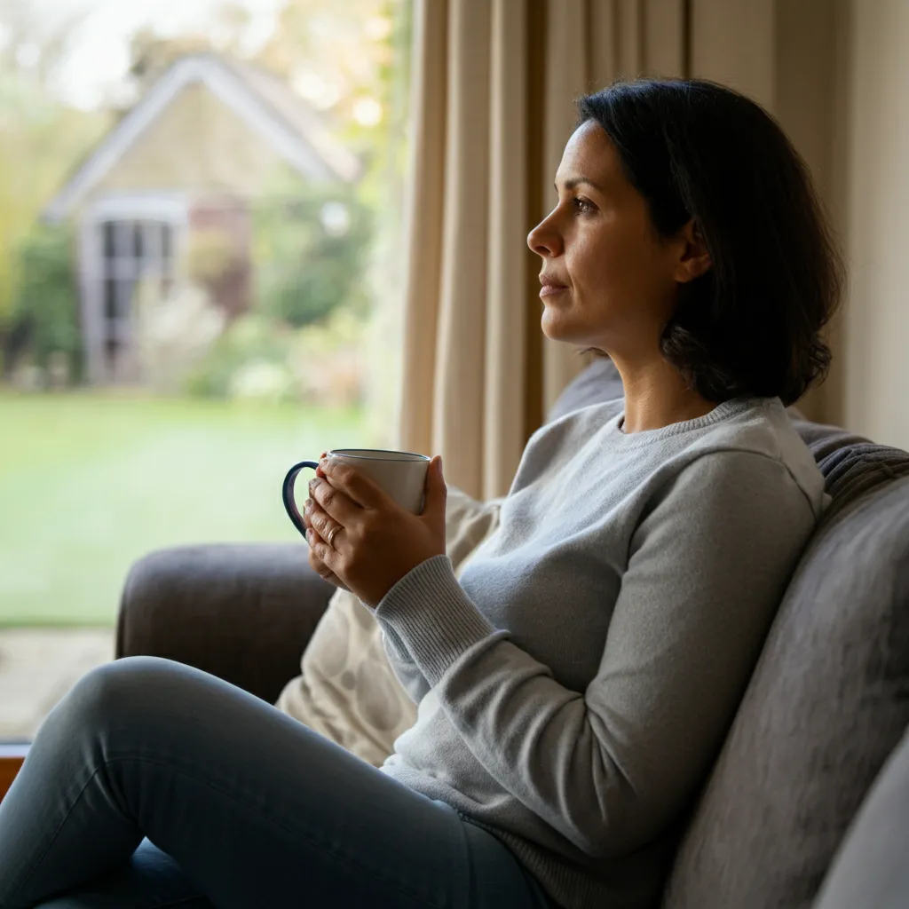 Couple experiencing emotional detachment in marriage, demonstrating the concept of distance and disconnection.