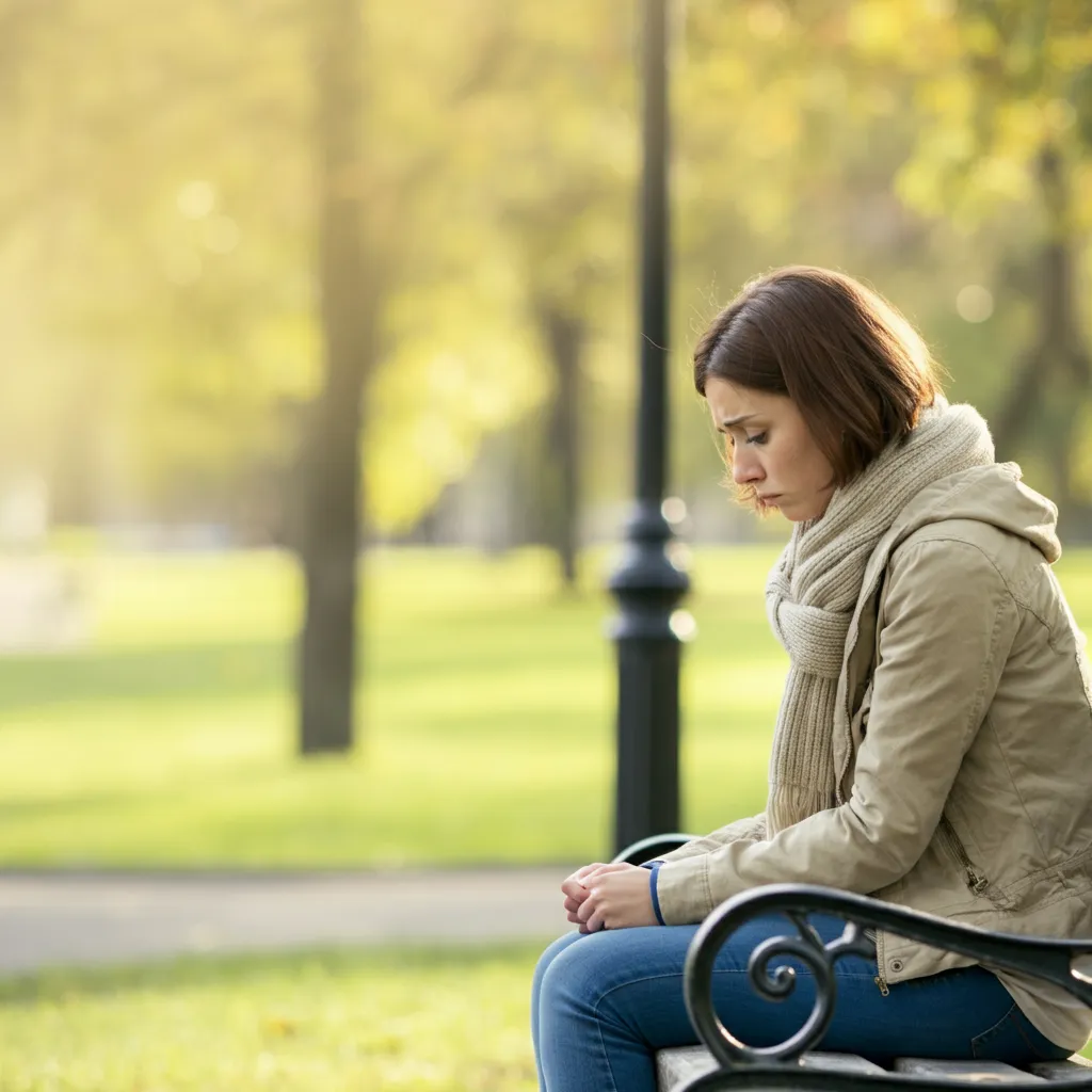 A visual representation of Stage 1 of emotional healing: shock and denial. This stage is often characterized by defense mechanisms and a sense of numbness.