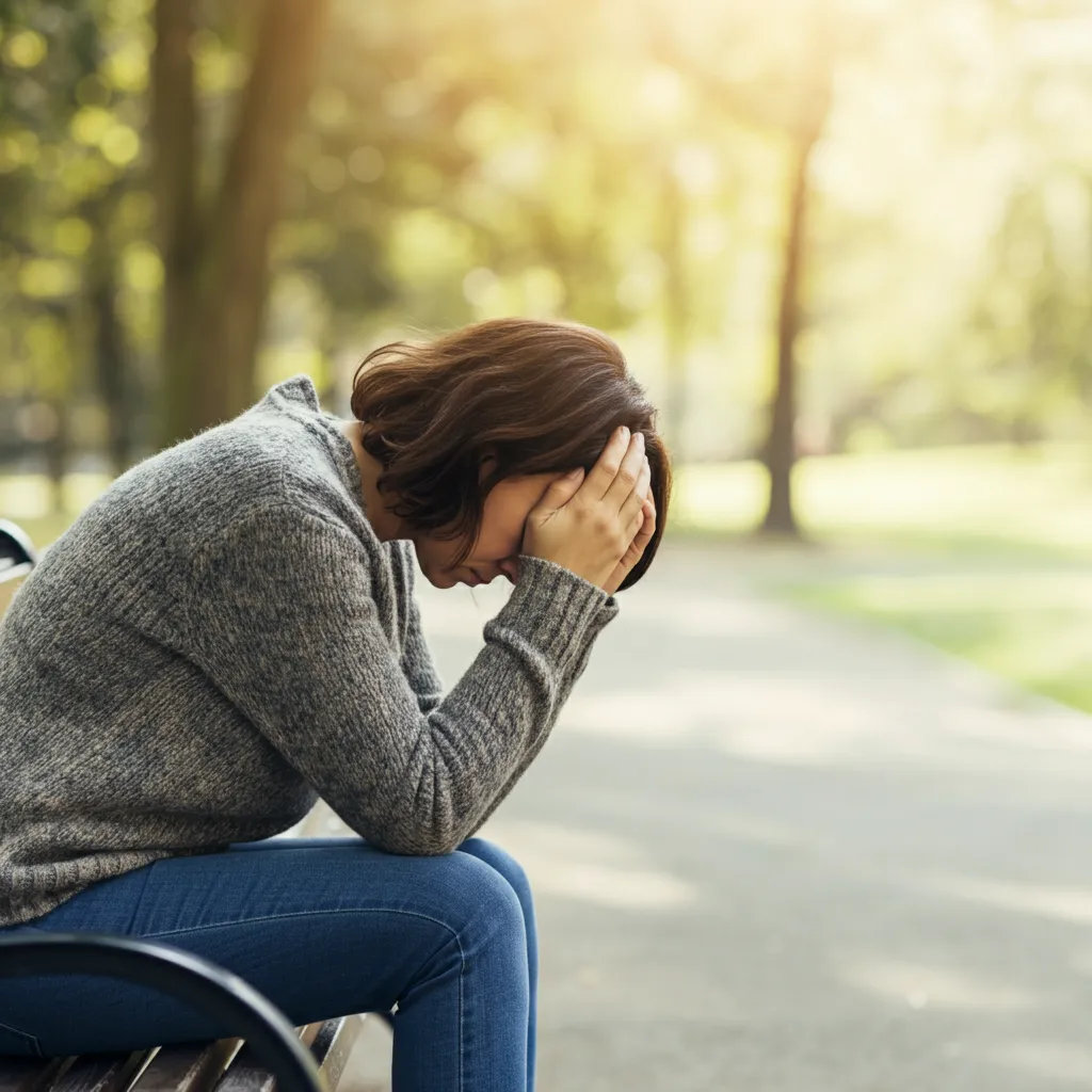 A person experiencing a range of emotions after a DUI, including guilt, shame, anxiety, fear, depression, hopelessness, anger, and frustration. It's important to remember that these feelings are normal and support is available to help navigate the emotional challenges of a DUI.