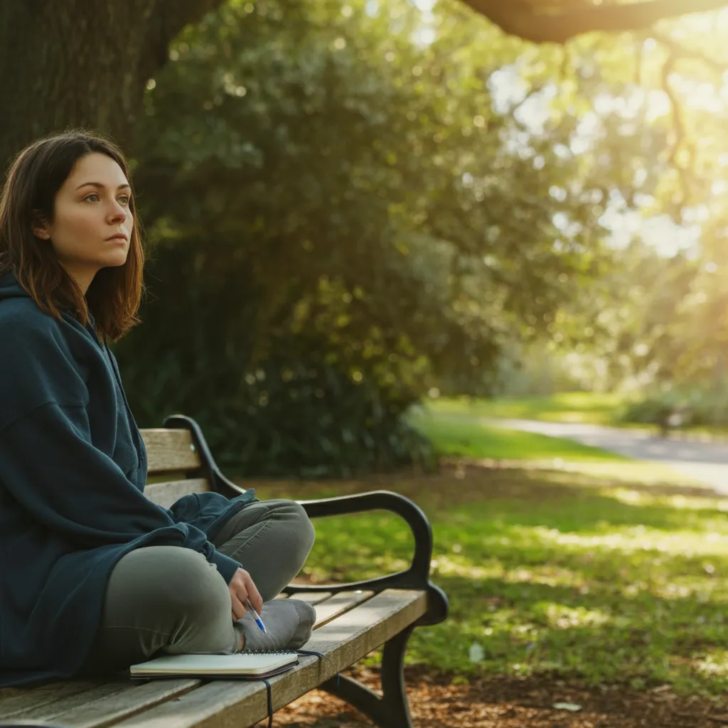 A symbolic image representing the journey of finding hope and resilience while coping with depression, emphasizing the importance of self-care, support, and professional help.