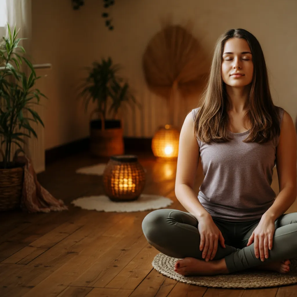 A visual representation of healthy coping mechanisms for emotional regulation, including exercise, relaxation techniques, and building a support system, promoting mental well-being.