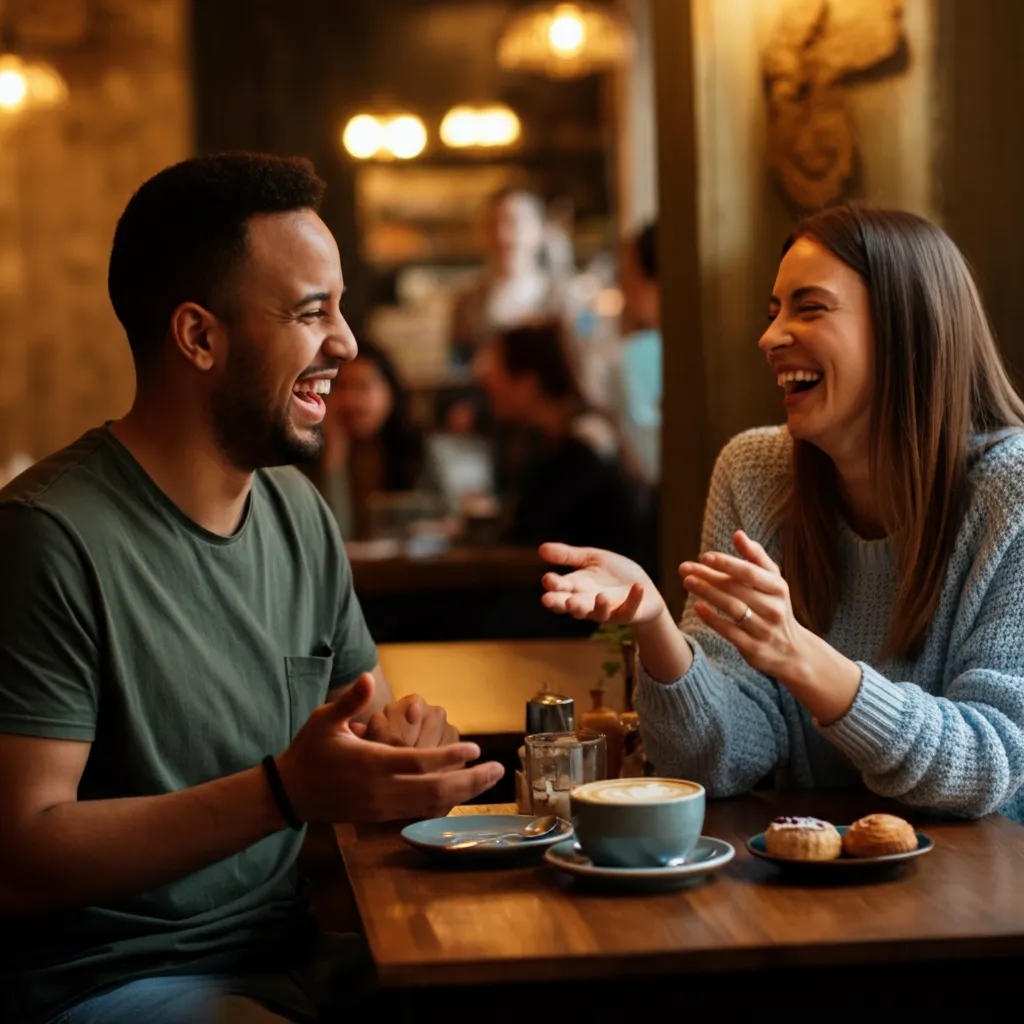 People connecting and building friendships, highlighting the importance of social connections for well-being.