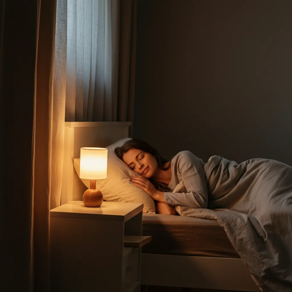 Person sleeping soundly, illustrating improved sleep patterns as a key sign of anxiety recovery.