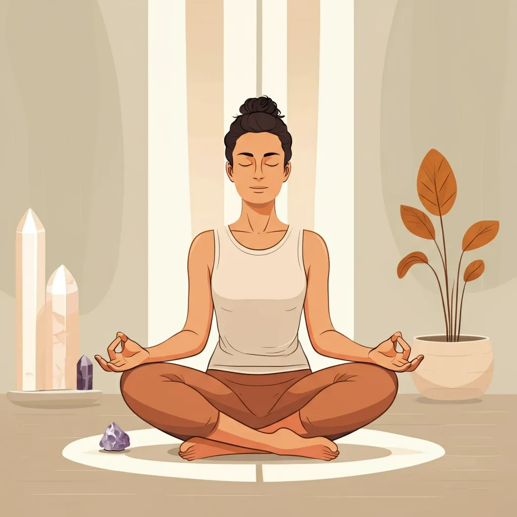 Serene person relaxing, symbolizing the calming benefits of magnesium for stress and anger management.