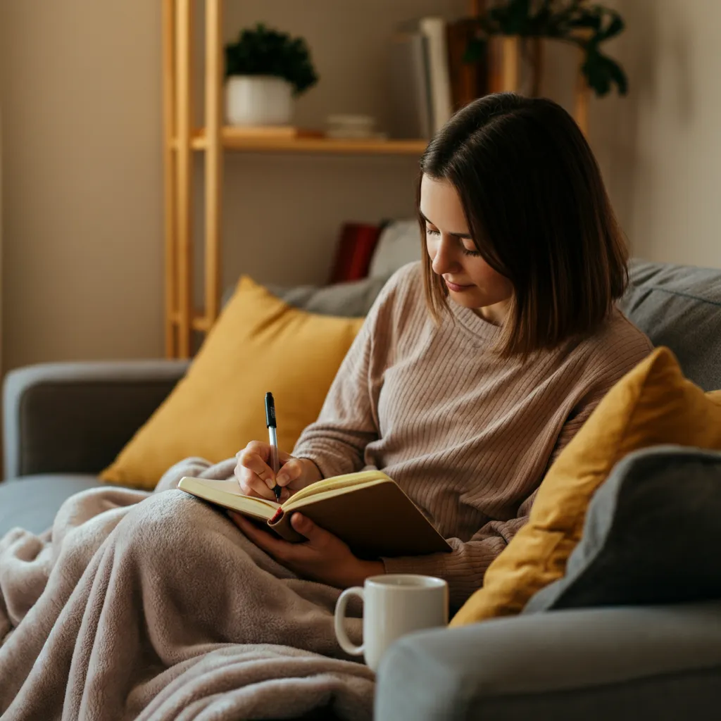 Person using coping skills to manage borderline personality disorder symptoms.