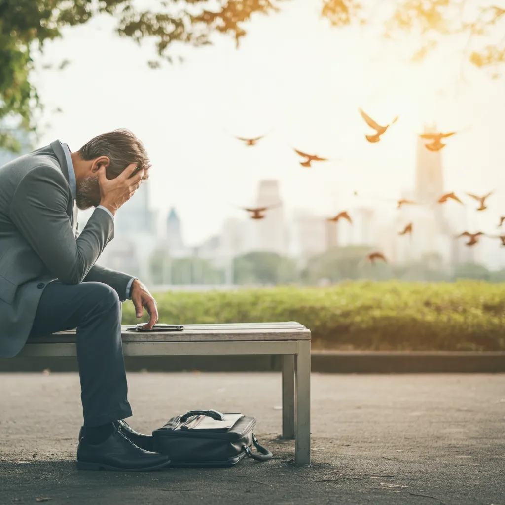 Illustration of the psychological impact and mental health challenges faced by employees who are being managed out of a toxic work environment.