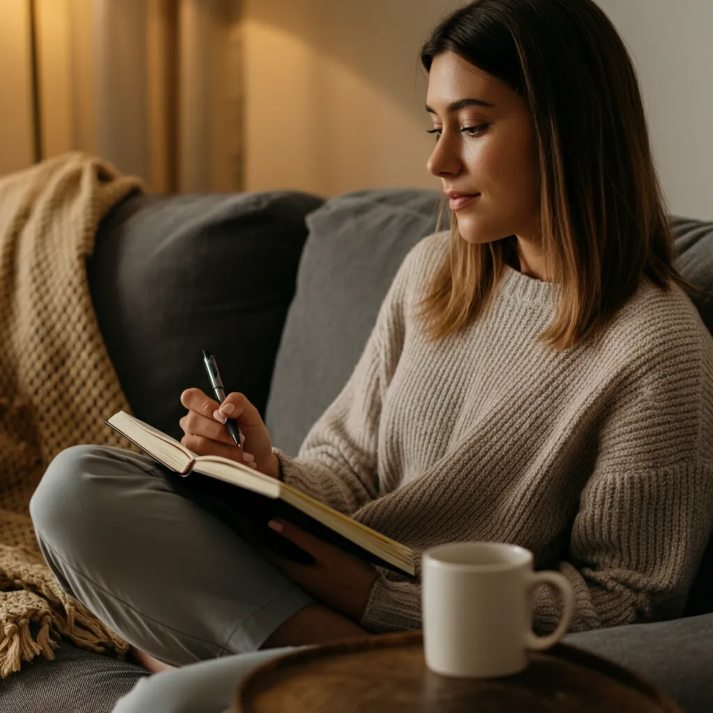 A calming image representing effective strategies for managing relationship anxiety, including CBT, mindfulness, communication, boundary setting, and self-care practices, promoting healthier and happier relationships.