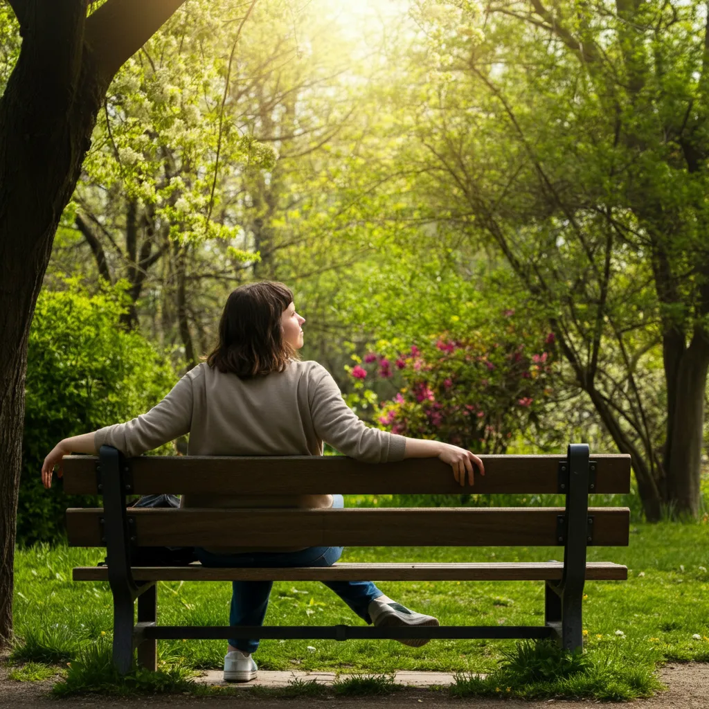 Person smiling brightly, symbolizing hope and the positive impact of prioritizing mental wellness through self-care, healthy habits, and seeking support.