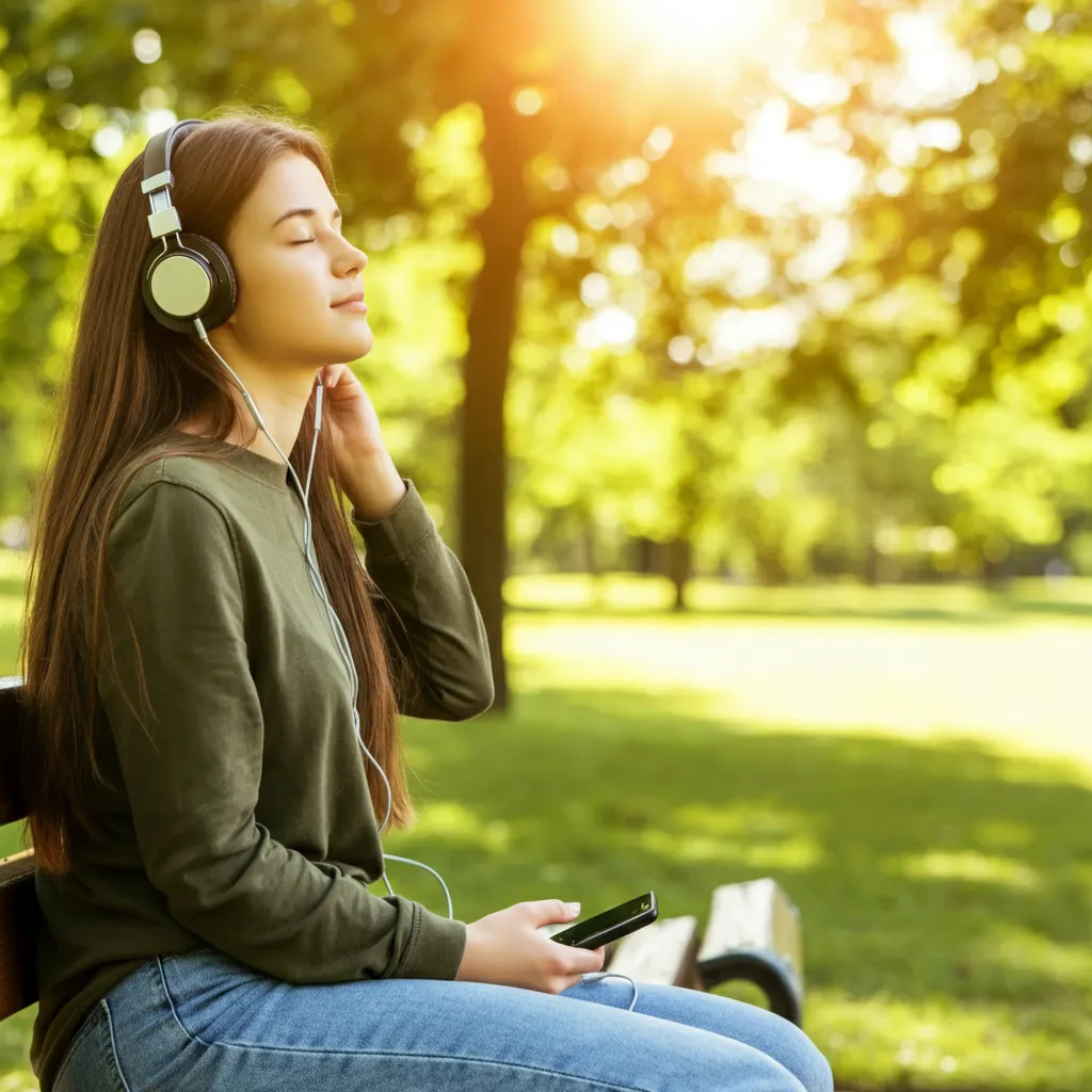 Engage your senses with calming activities like listening to music, spending time in nature, or creative expression to quiet a busy mind.