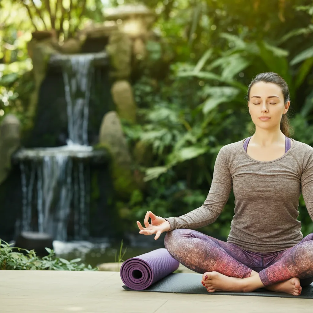 Person meditating peacefully, representing mindfulness for emotional regulation and managing emotions.