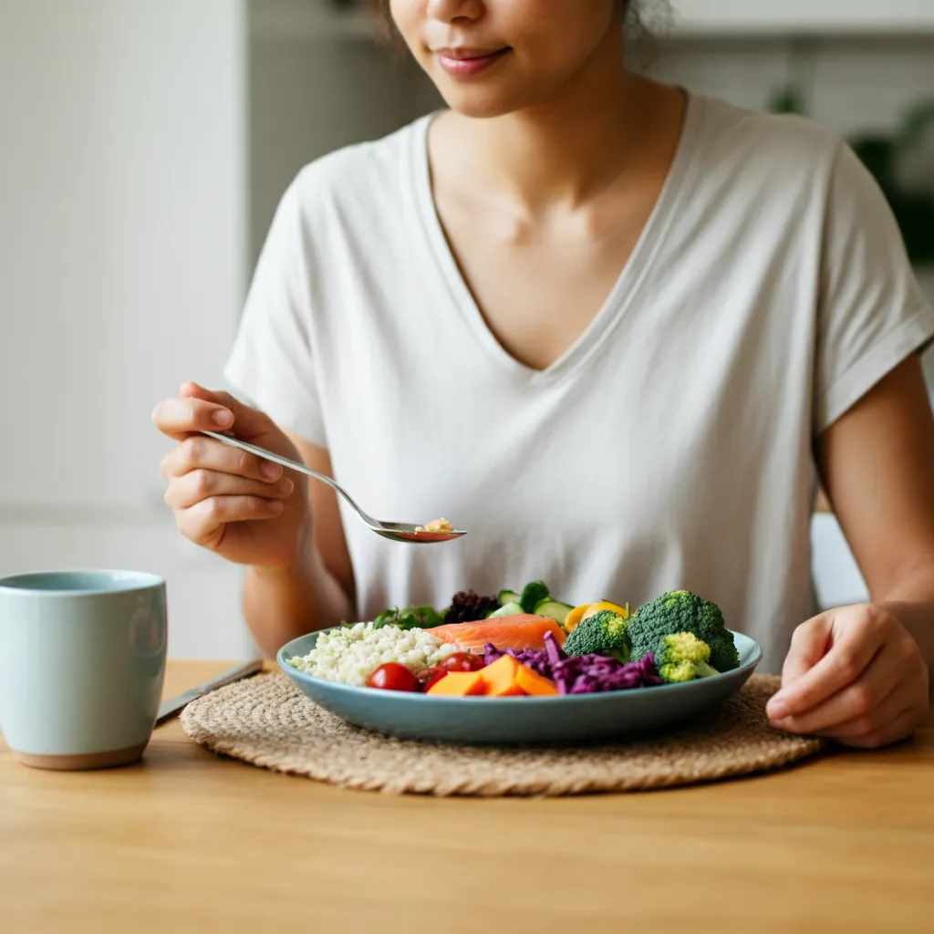 Balanced diet for anger management: Healthy foods fuel emotional well-being and improve mood regulation, reducing irritability.