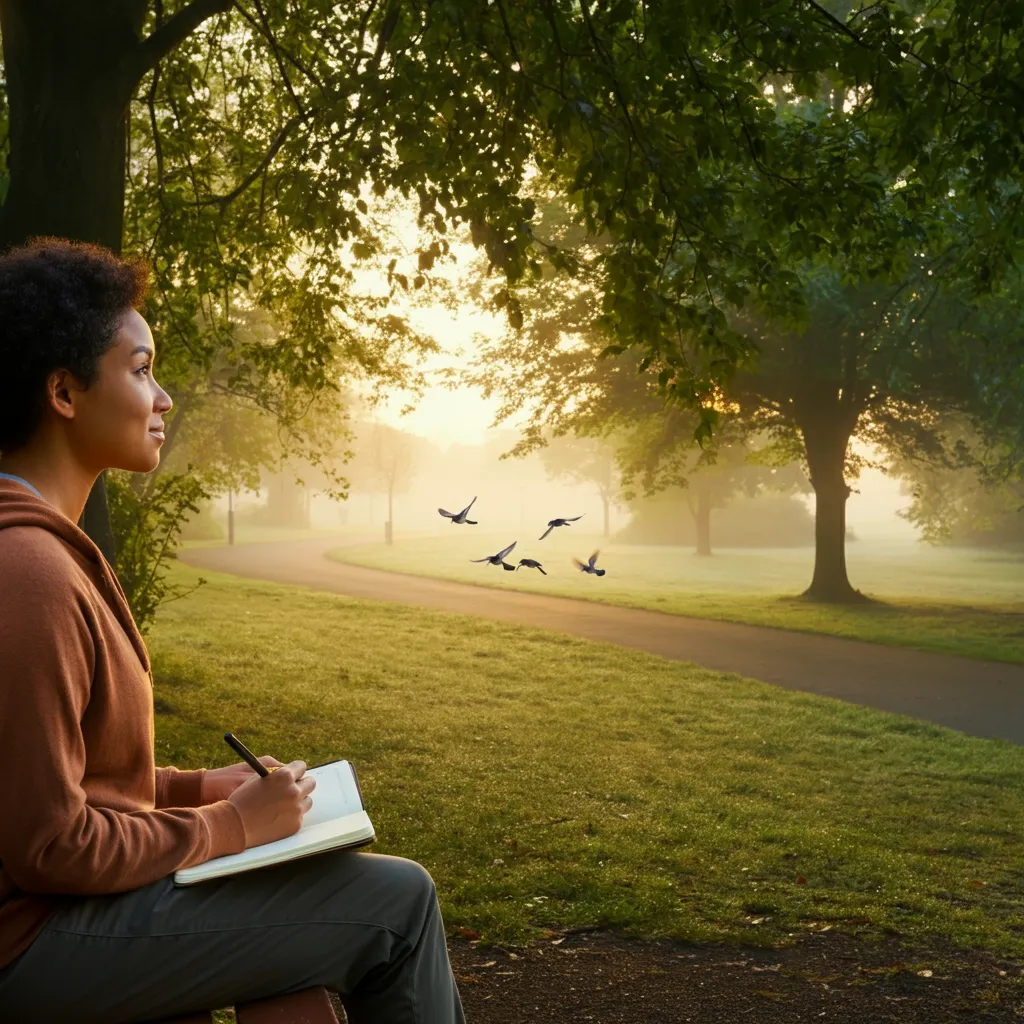 Person on a journey symbolizing overcoming addiction and finding recovery.