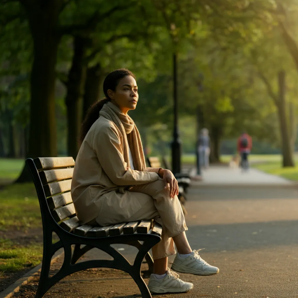 Person finding a new path and rebuilding their life after religious trauma.