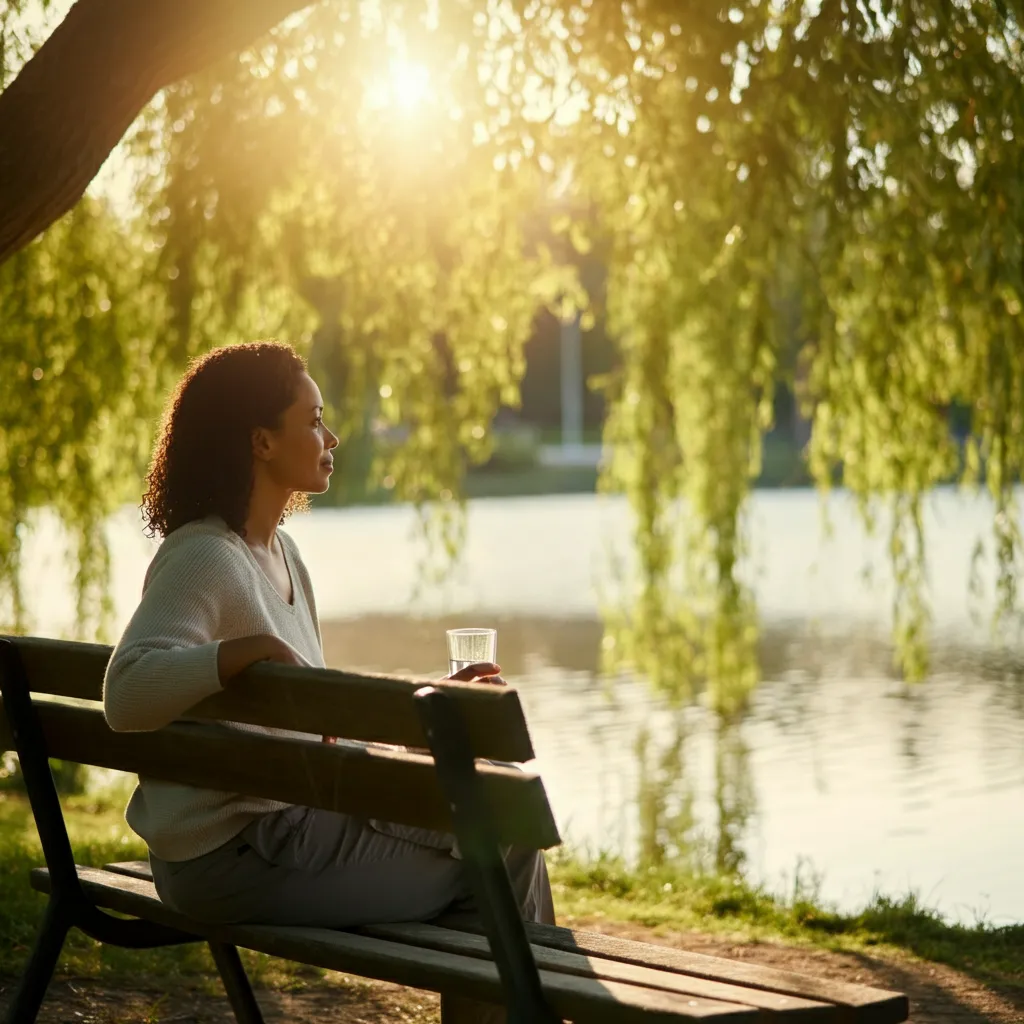 Conceptual image representing regaining mental clarity and improved brain health after reducing or eliminating alcohol consumption.