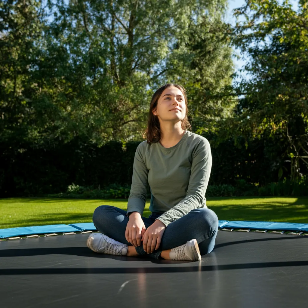 Person bouncing back from adversity, demonstrating resilience.