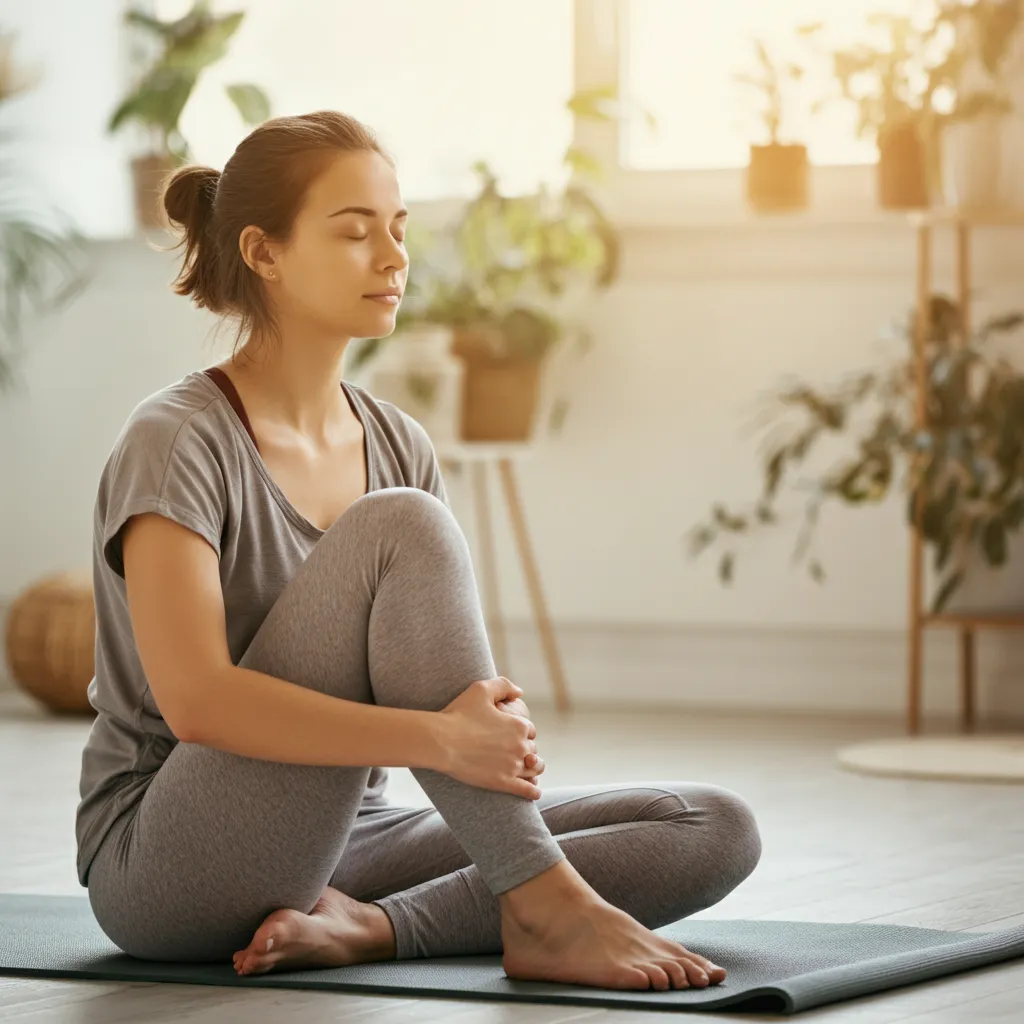 Person practicing self-regulation techniques to manage emotional responses and build resilience.