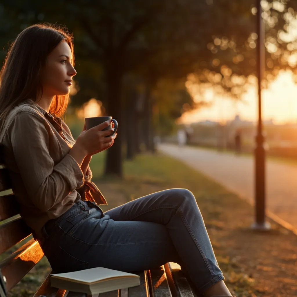 A visual representation of setting healthy boundaries, showing a person creating personal space and protecting their well-being.