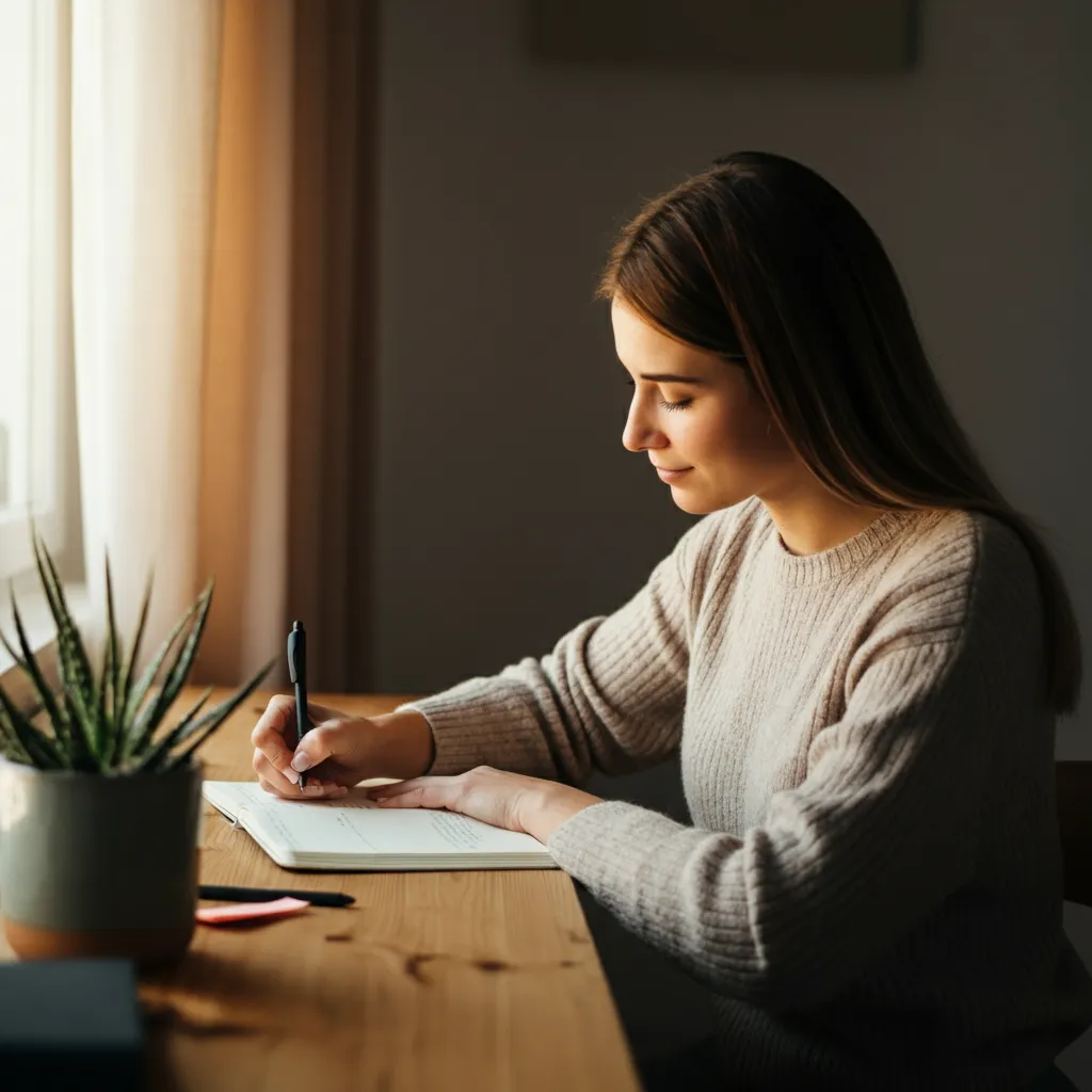 A visual guide to setting SMART goals for anxiety management, covering steps like identifying triggers, defining desired outcomes, and breaking down large goals into smaller, achievable steps.