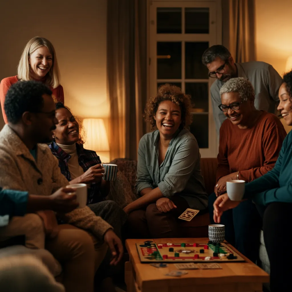 People socializing and interacting, representing the positive effects of social connections on brain health.