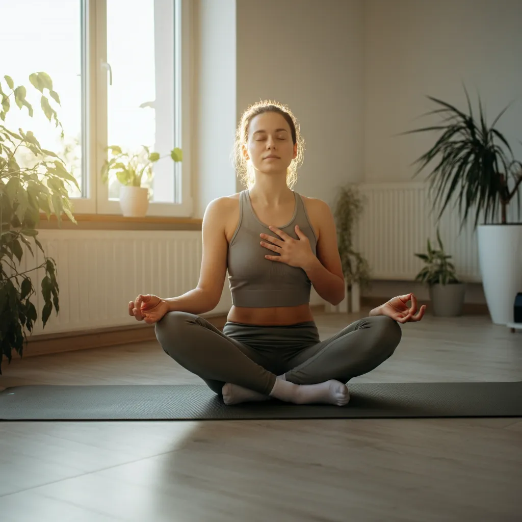 A person relaxing, symbolizing stress management techniques discussed in the FAQs.