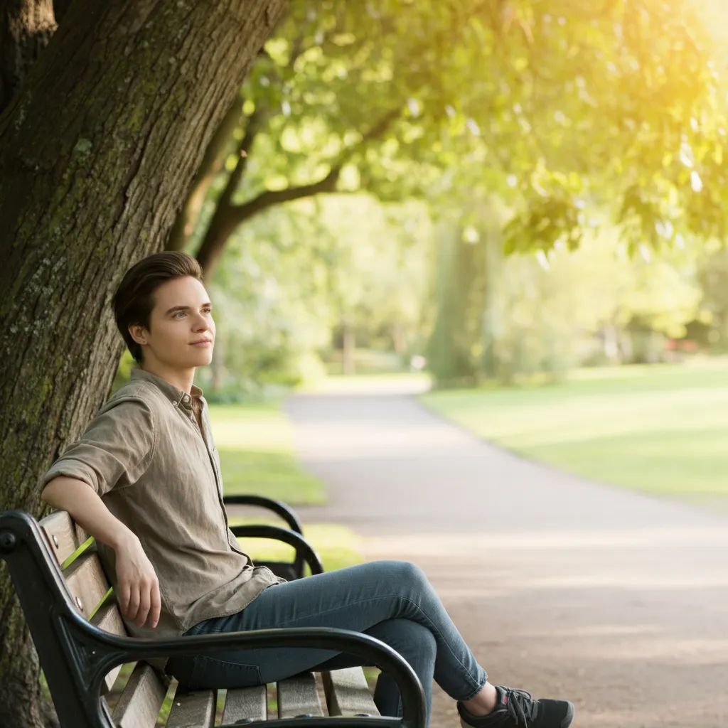 Person taking positive steps towards mental wellness by acknowledging depression symptoms and seeking support.