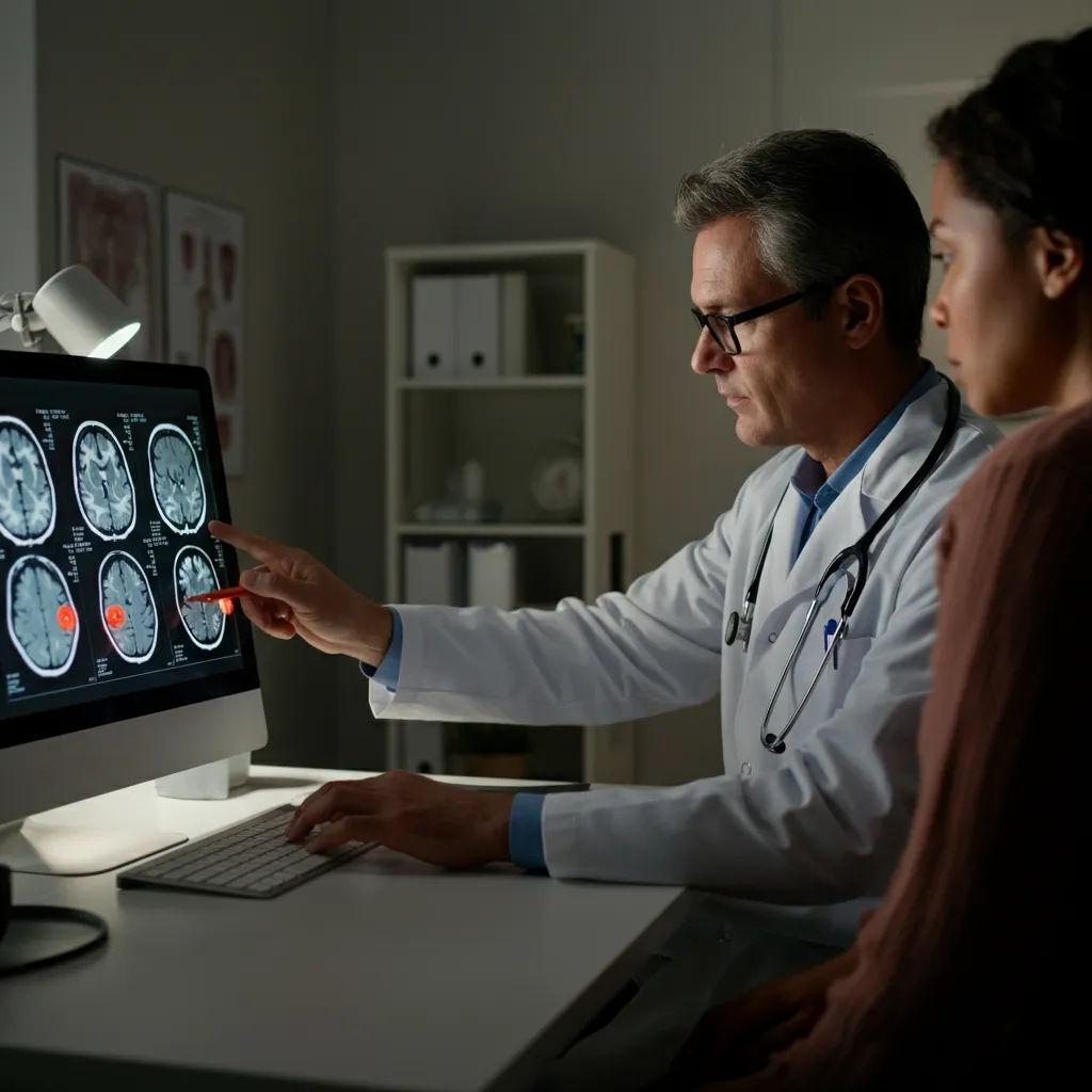 Conceptual image representing the diagnostic challenge of differentiating between Traumatic Brain Injury (TBI) and Bipolar Disorder, highlighting overlapping symptoms and the importance of neuropsychological testing.