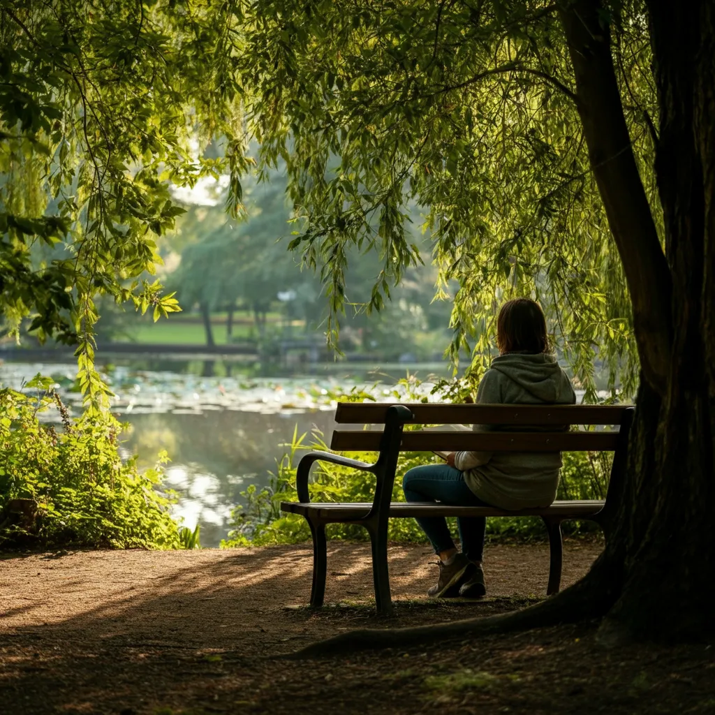 Person finding hope and resilience on their trauma healing journey.