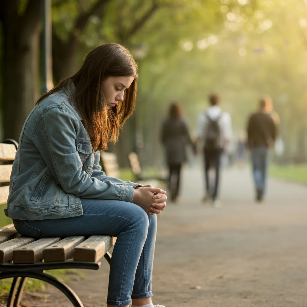 Person contemplating, representing the internal struggles of High-Functioning Avoidant Personality Disorder (AVPD).