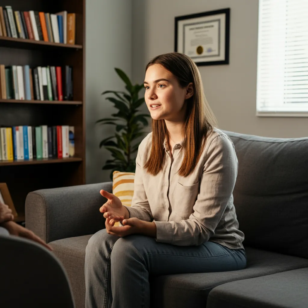 Person learning about STD risk factors to improve sexual health and reduce STD anxiety.