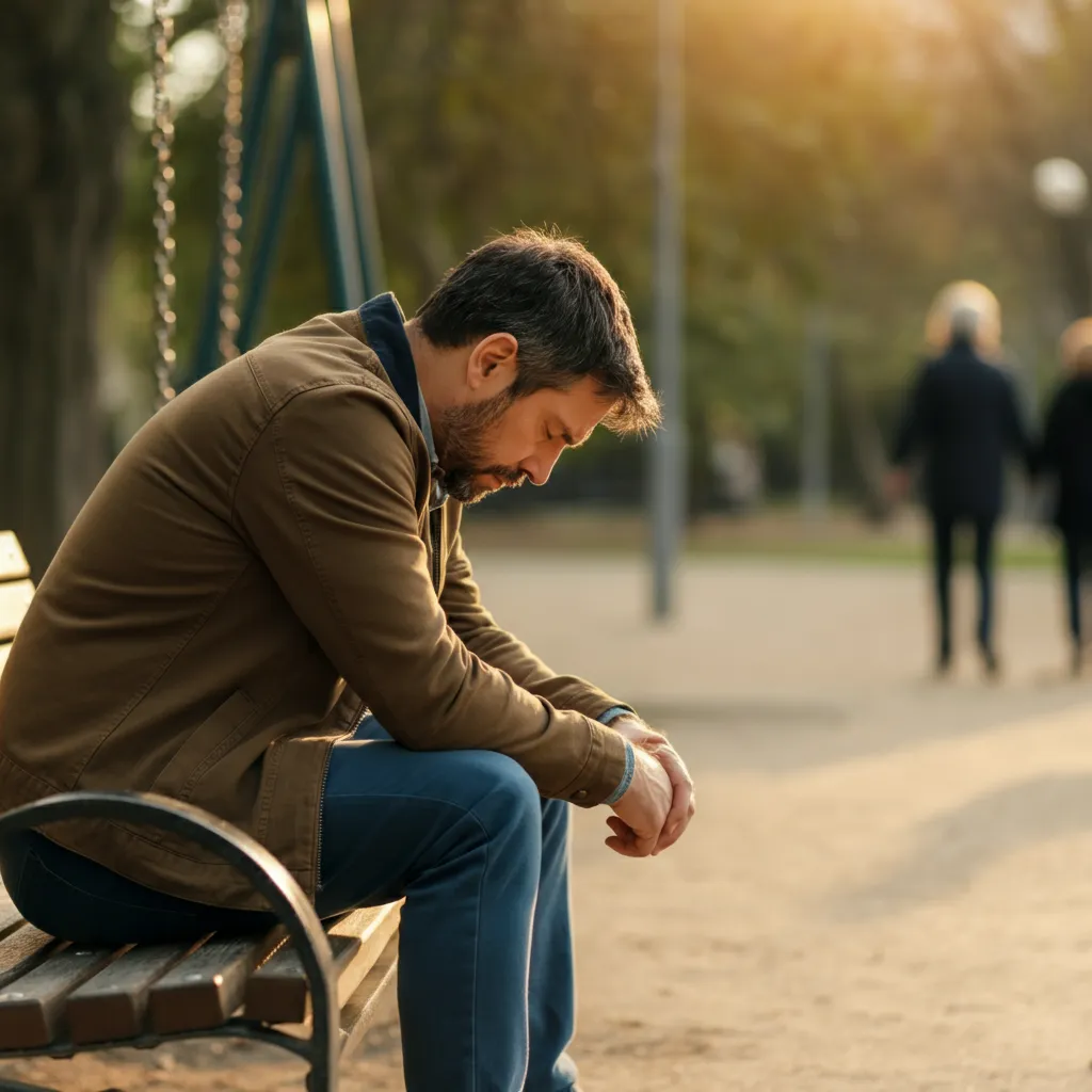 Visual representation of the long-term effects of unmanaged anger on men's relationships and health, including personal, professional, physical, and mental health impacts.